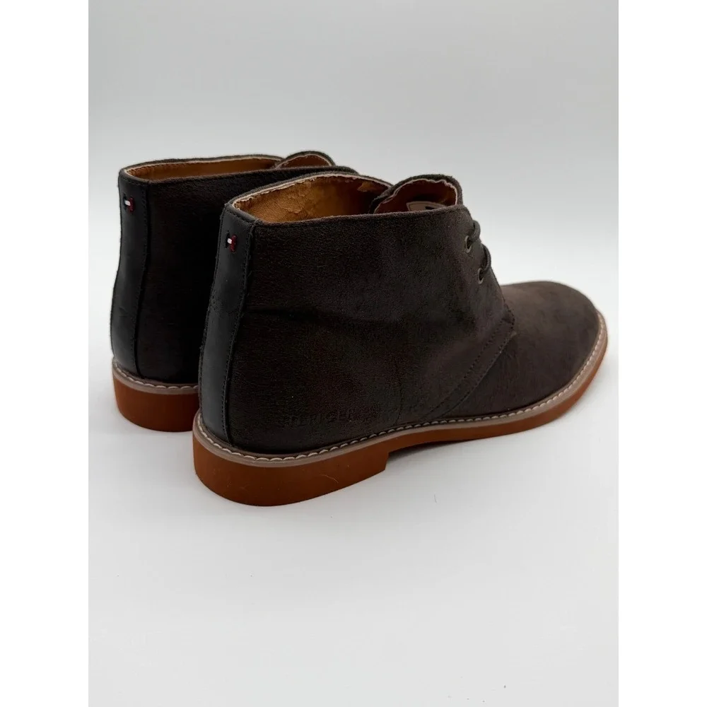 Tommy Hilfiger Men's‎ Size 7 1/2 Dark Brown Chukka Boots Desert Shoes New 0062